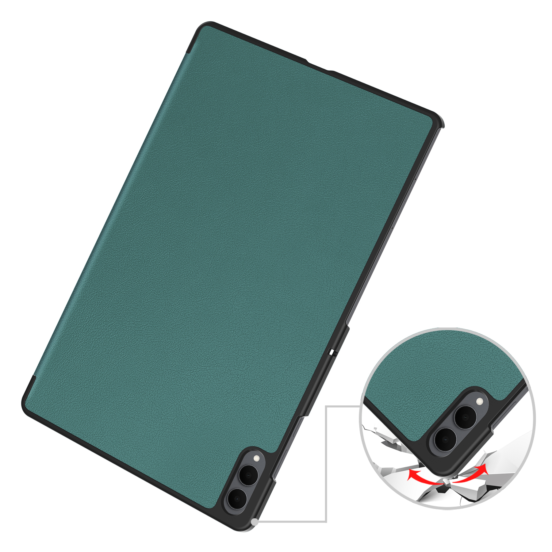 Wzmocnione narożniki i konstrukcja Bizon Case Tab Croc do Samsung Galaxy Tab S11 Ultra